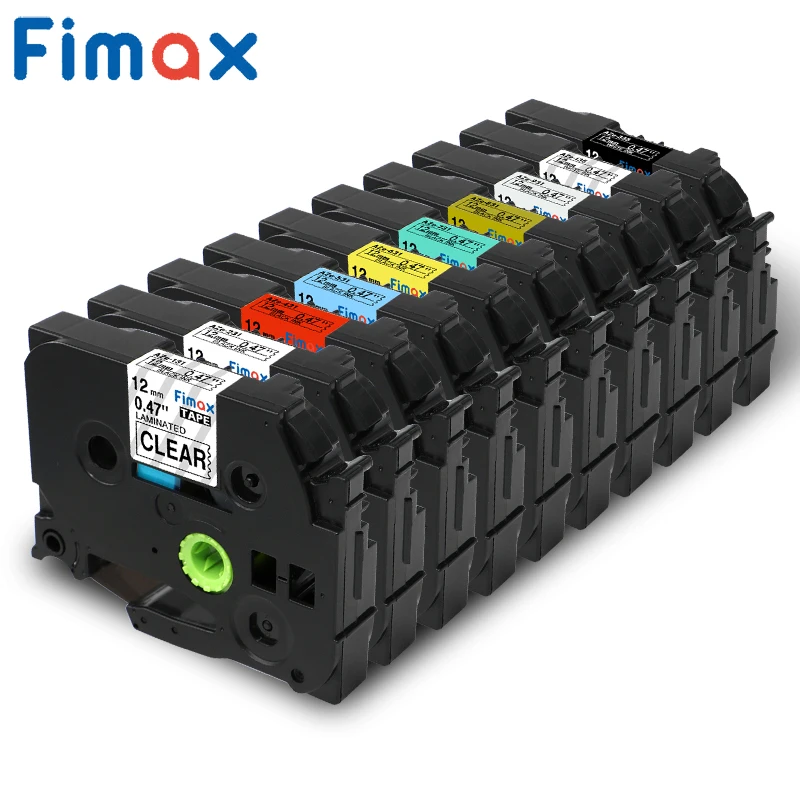 

Fimax TZe-231 tze231 mixed Color Compatible for Brother P-touch Label makers TZe231 Tze335 TZ431 Tze334 Tze431 Tze131 Tze631