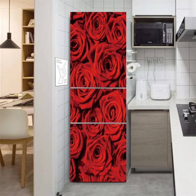 Adesivi Per Frigorifero In PVC - 4 Pezzi 39x30 Cm, Decorativi Per Cucina E Casa - Foto 4