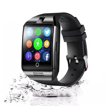 

Q18 Smart watch clock SmartWatch Support Sim TF Card Phone Call Push Message Camera Bluetooth Connectivity For Android IOS Phone