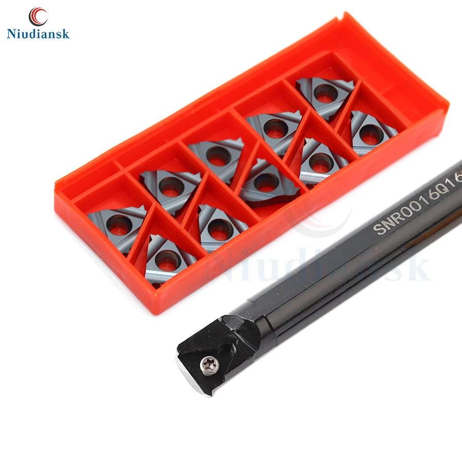 1pc SNR0014M16 SNR0016Q16 SNR0020R16 SNR0025S16 Internal Thread Turning Tool Rod 10pcs 16IR 0.5 1.75 3.5 ISO BMA Carbide Inserts |