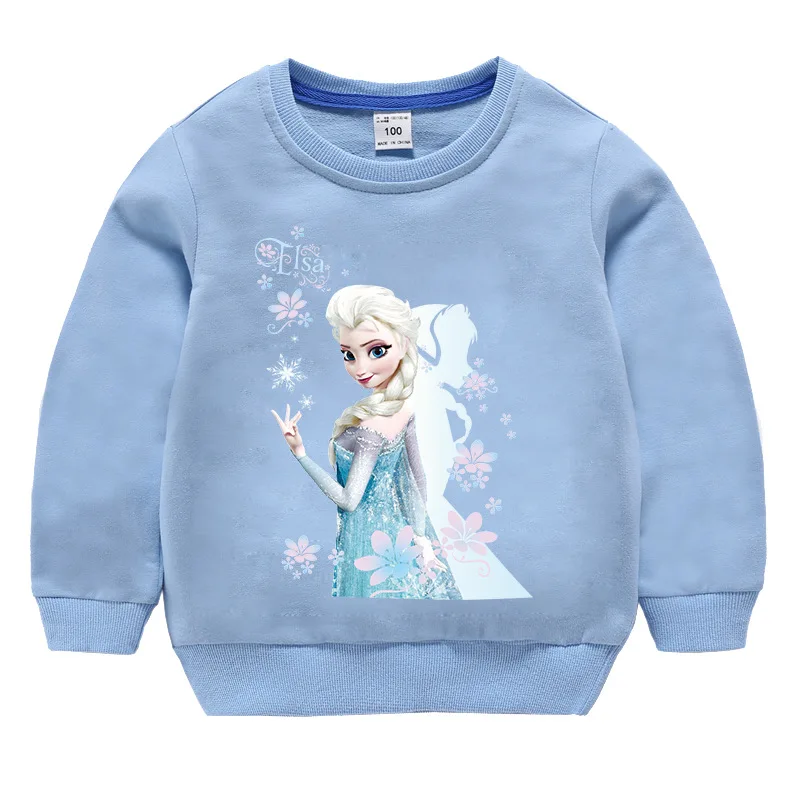 Детский свитер disney; сезон весна-осень; новая Корейская версия рубашки; детский пуловер с длинными рукавами для маленьких девочек