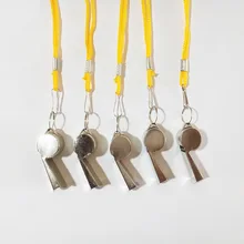 Креативный настраиваемый рефери металлический 6 слов длина рот Taphole свисток Спорт на открытом воздухе свист с Талрепом OPP сумка