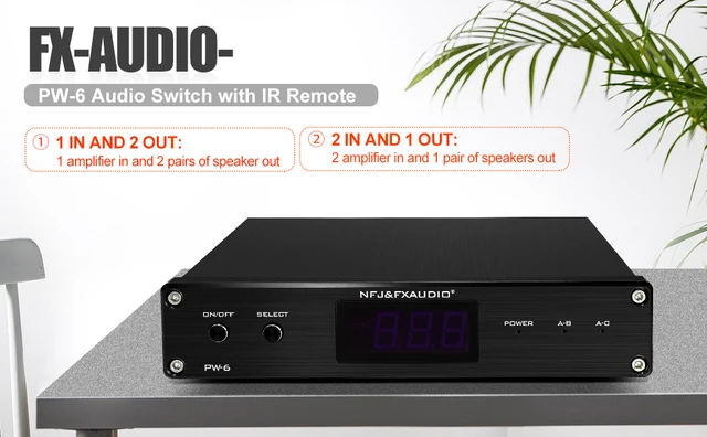 Fx Audio Pw-6 Speaker Selector Audio 