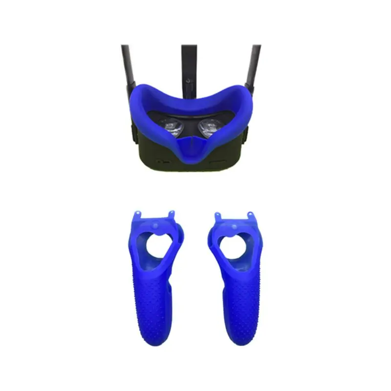 Защитные VR силиконовые ручки покрытие лицевая Накладка для Oculus Quest/Rift S маска для глаз протектор