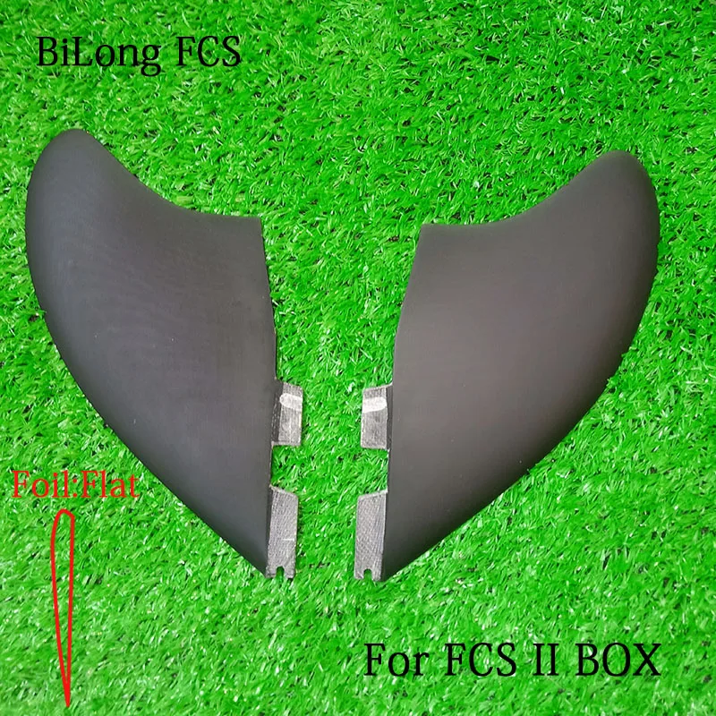 BiLong FCS 2 двойной плавник очень большой плавник для серфинга s 2 шт набор GFK оптоволоконные FCS II XXXL Размер плавник для серфинга - Цвет: for FCS II Black
