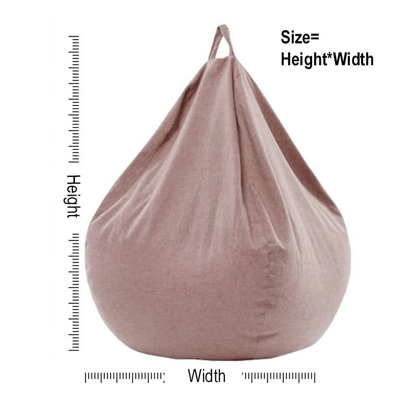 Lazy Bean Bag чехол на стул для взрослых Османская крышка без наполнителя Beanbag диван мебель для гостиной