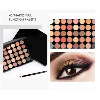 

40 Colors Waterproof Eye Shadow Pearlescent Charming Plate Beauty Female Eye Cosmetics Lasting Glitter EyeShadow Cosmetic Tools