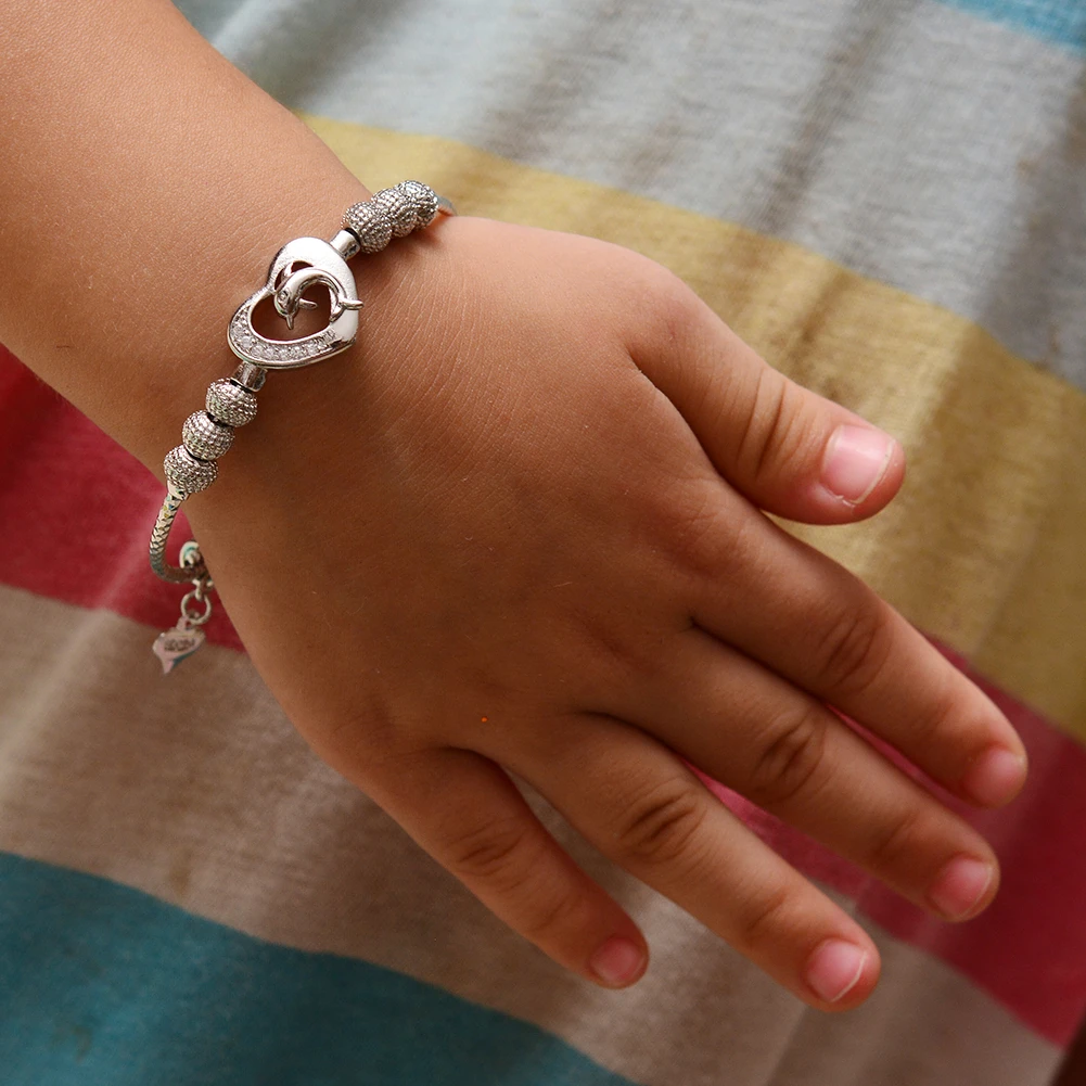 gold charm bracelet for baby girl