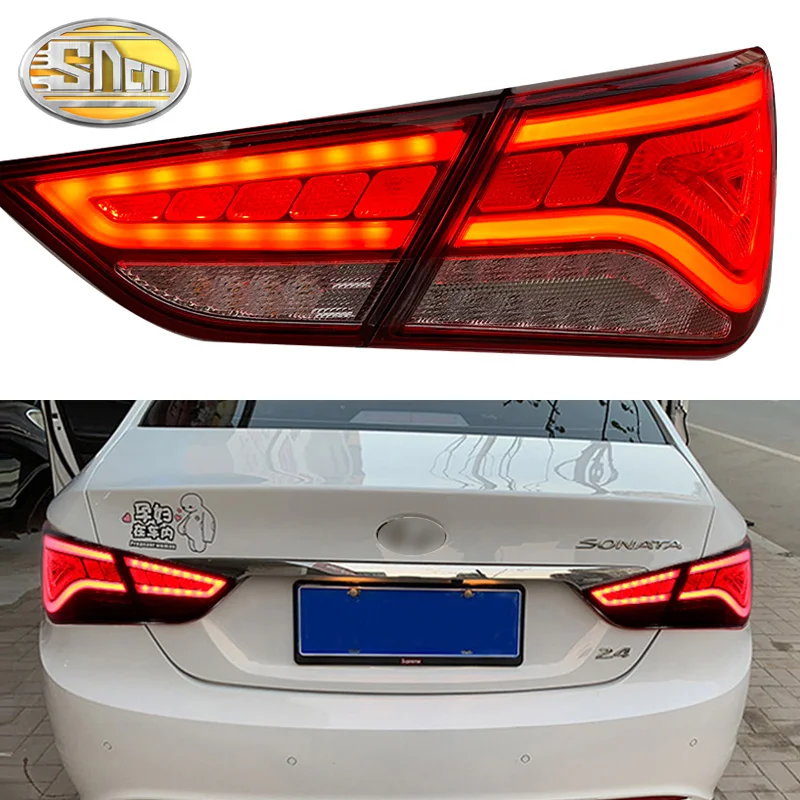 

Car LED Tail Light Taillight For Hyundai Sonata YF 2011 - 2014 Rear Fog Lamp + Brake Light + Reverse Light + Dynamic Turn Signal