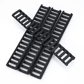 

4pcs Rifle Handguard Heat Resistant Ladder Rubber Picatinny Rail Covers