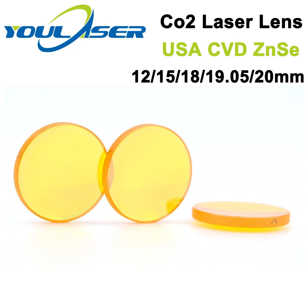 Фокусная Лазерная линза CVD ZnSe диаметр 12 15 18 19 05 20 FL 38 1 50 8 63 5 76 2 101 6 мм для лазерного