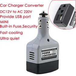 Convertisseur de puissance 12V/24V à 2021 v pour voiture, adaptateur de chargeur universel pour tous les téléphones mobiles, nouveauté 220 