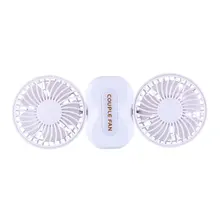 Пара маленький вентилятор складной вентилятор вращающийся Портативный Открытый Usb вентилятор мини-вентилятор Автомобильный увлажнитель воздуха Ультра тихий Воздушный Распылитель
