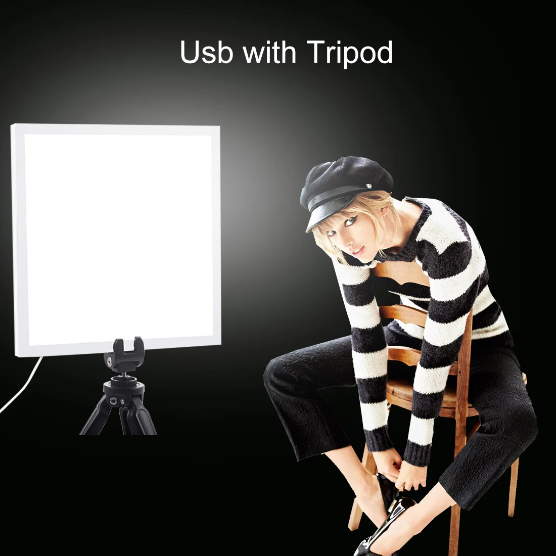Светодиодный мини-светильник для фотостудии без теней, нижний светильник для 20 см, светильник для фотосъемки, нижний светильник, панель