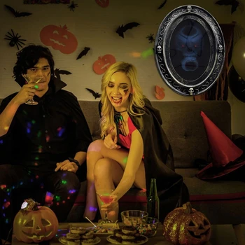 

2020 Magic Haunted Mirror Motion Activated Scary Mirror For Halloween Display