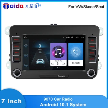 

Android Car Multimedia player 2 Din 7 “ HD Screen Quad-core 1GB 16GB GPS Navigation Bluetooth Car Radio 60W Power For VW Skada