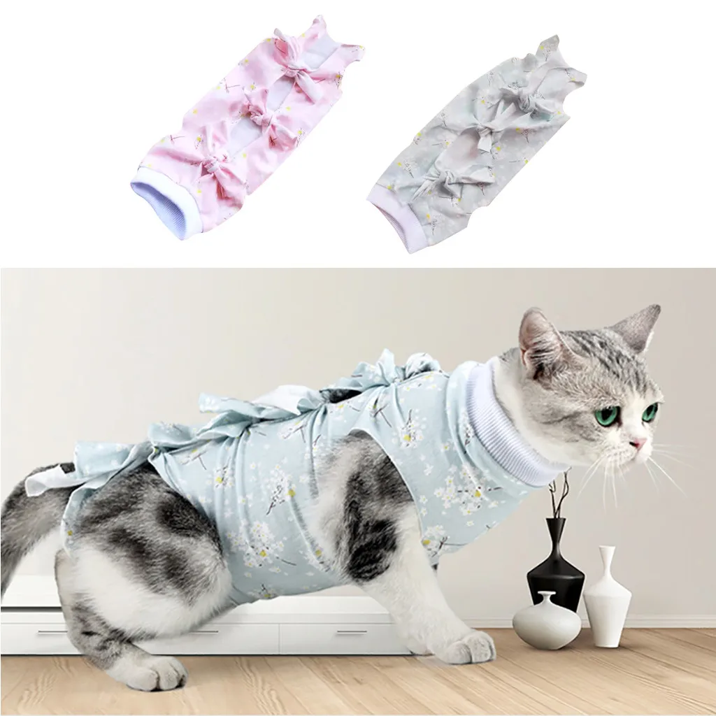 New New Soft Pet Cat Surgery Clothes Medical Pet Surgical Suit Cat Shirt Coat Vest