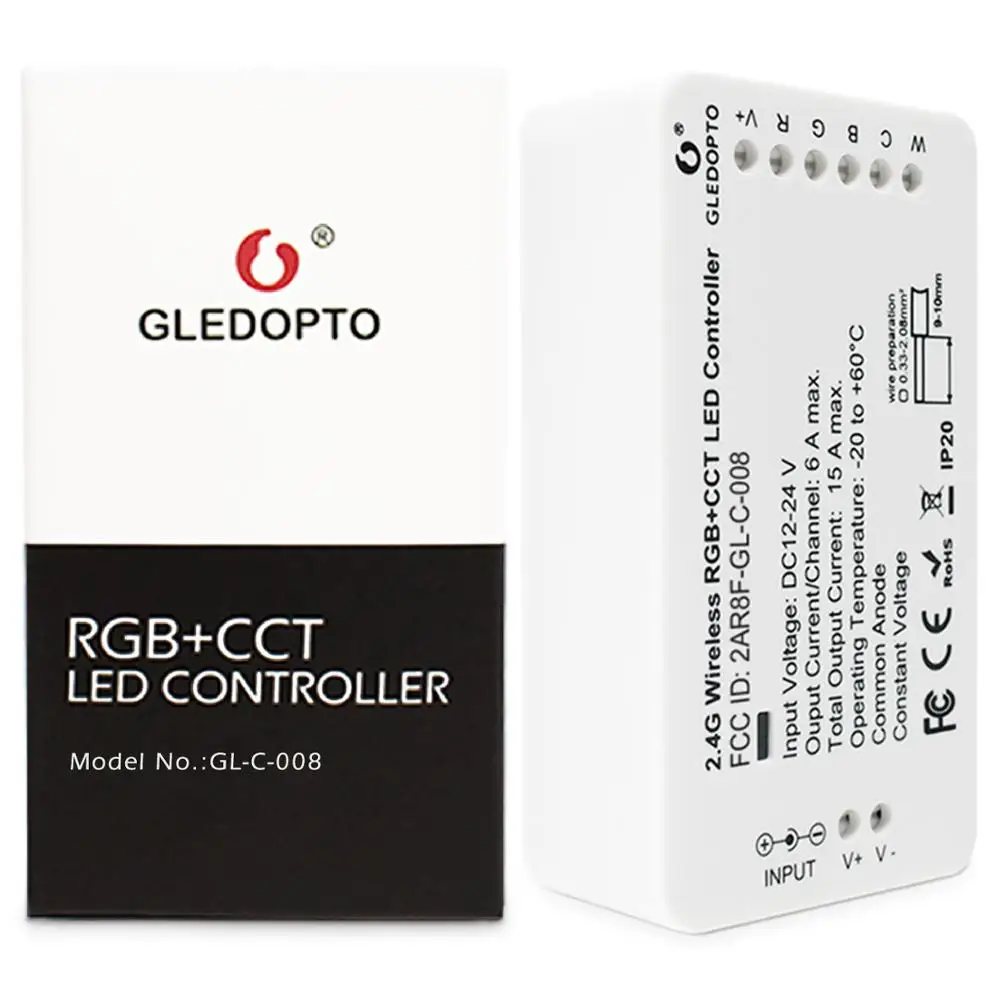 Smart Home zigbee контроллер совместим с эффектом эхо плюс smartthings голос RGB+ CCT цвет DC12-24V работы с zigbee концентратор
