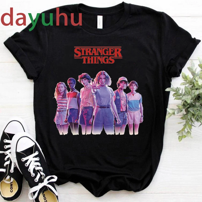 stranger things Season 3 T Shirt Women Harajuku New Tshirt Funny 90s Female Graphic T-shirt Ullzang Upside Down Top Tees Cartoon stranger things Season 3 T Shirt Women Harajuku New Tshirt Funny 90s Female Graphic T-shirt Ullzang Upside Down Top Tees Cartoon