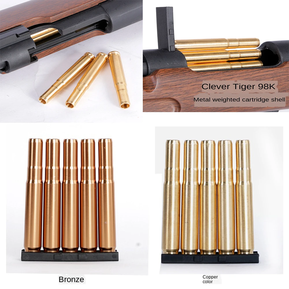 

Tactical 98K Upgrade Material Decorative Water Bullet Shell Refitting Accessories Throwing Bullet Shell Outdoor CS Toy