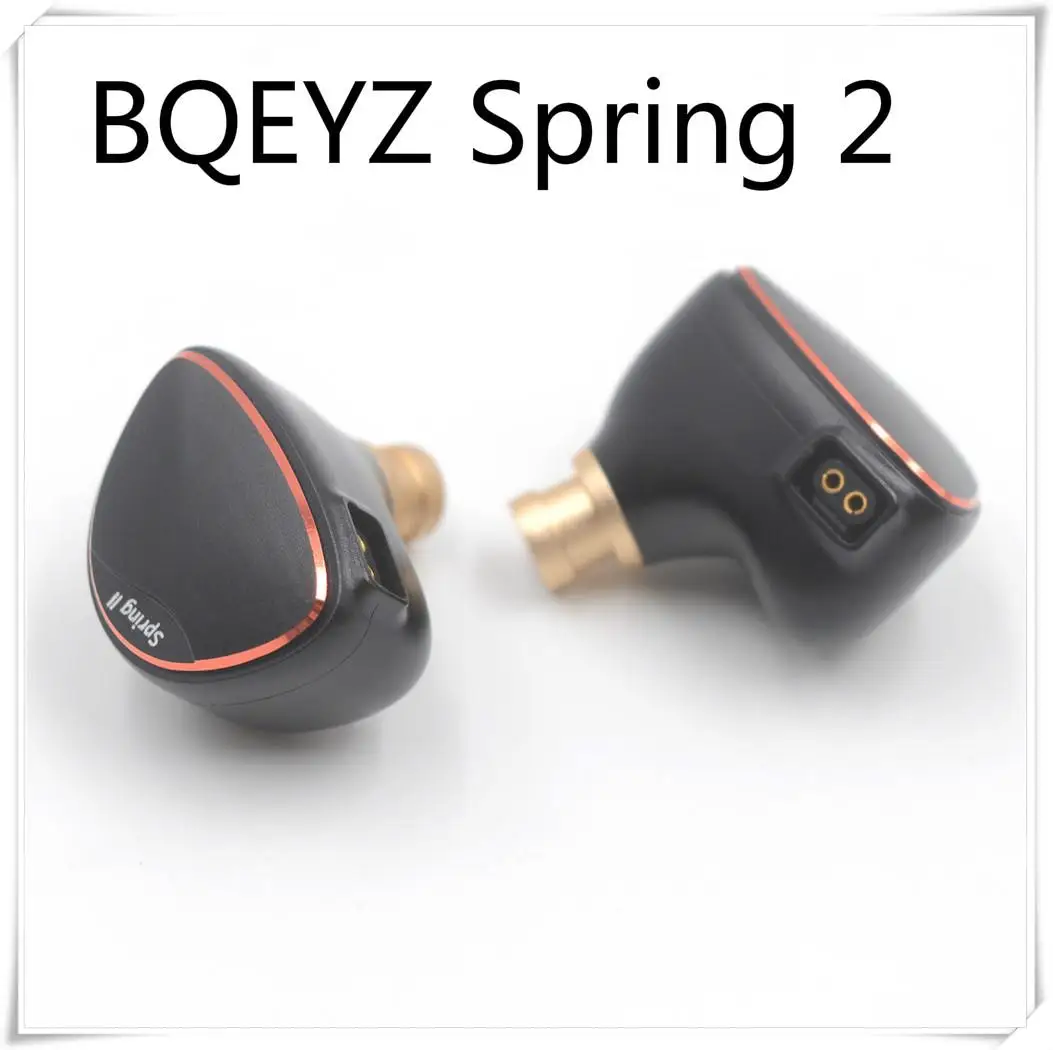 BQEYZ Spring 2 Triple Hybrid Driver 1BA 1DD 9 Piezoelectric Earphones HiFi Monitor Sports Audiophile Earbuds 0 78mm Cable BQ3 P1