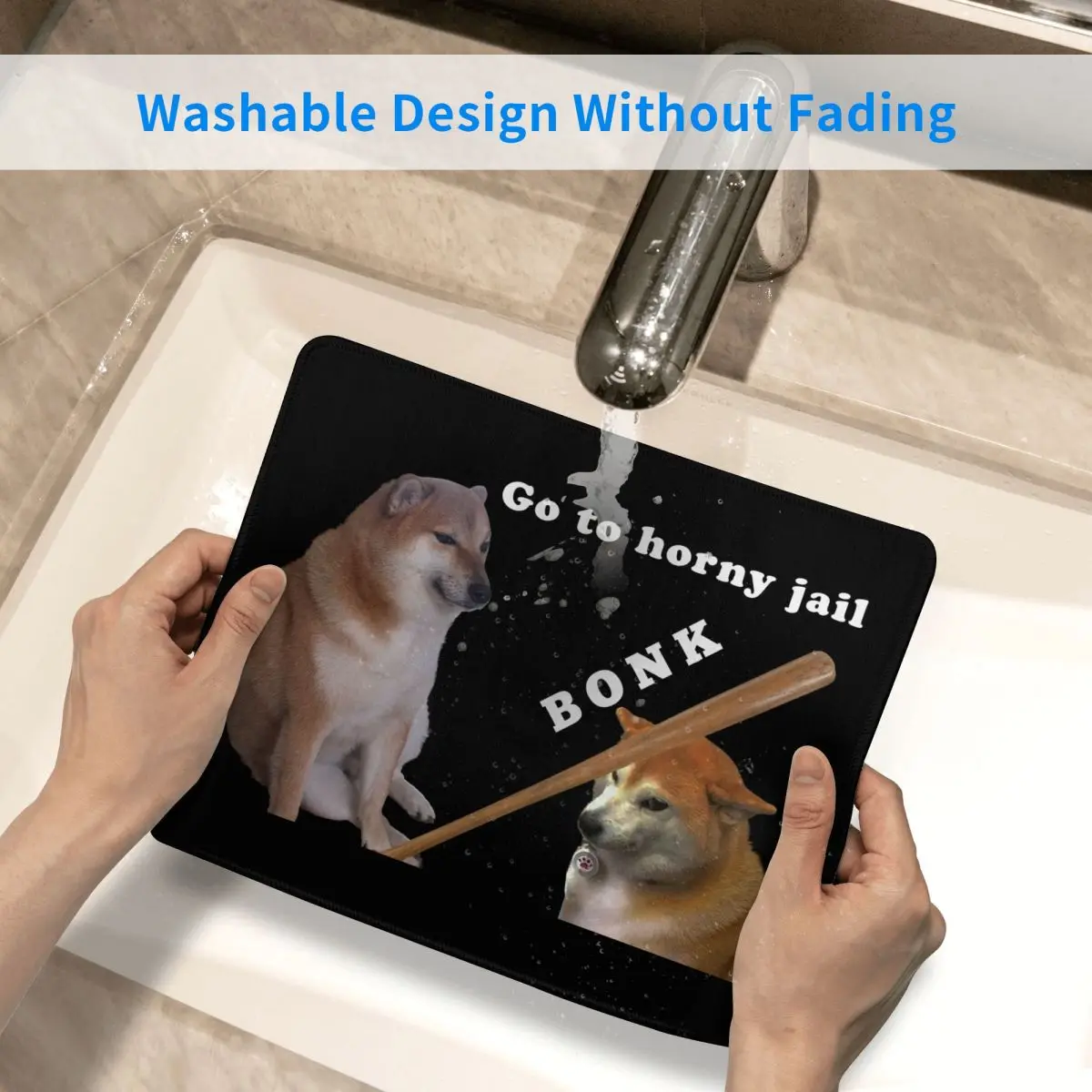 Shiba Inu Dog Cheems Bonk Custom Design Gamer Mouse Pad Anti Slip Rubber Base Mousepad Office Desktop Computer Laptop Mat Mouse Pads Aliexpress