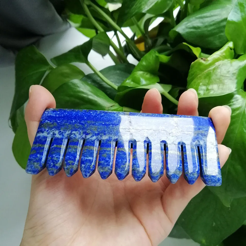 Высокое качество натуральный Comb Расческа форма камня ручной работы для подарка и домашнего декора ZT