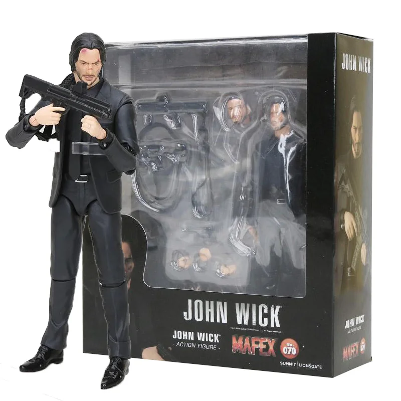 070 John Wick Chapter 2 PVC Action Figure New In Box Mafex No