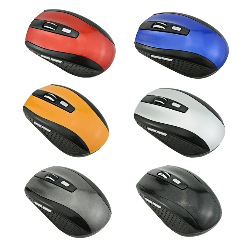 

Wireless Mouse Ergonomic Design Optical Mice Laptop 6 Keys 2.4G 1600dpi GY88