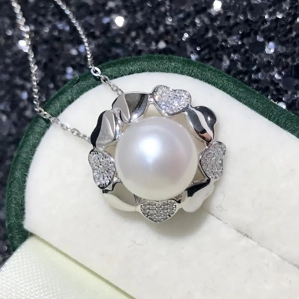 

Лидер продаж в форме сердца для крепления DIY 925 стерлингового серебра Кулон Базовые Настройки крепления выводов Запчасти для с жемчугом и кристаллами нефрита Агат 5 шт./лот