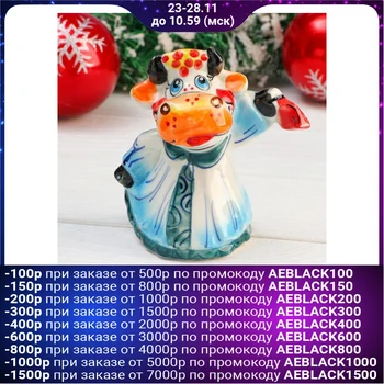 

Souvenir "Cow Nadyukha", Gzhel tsvetn. 5392457