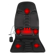 Многофункциональное массажное сиденье с подогревом, интеллектуальное управление, подушка, автомобильное сиденье, массажный стул для поясницы и шеи, подушка
