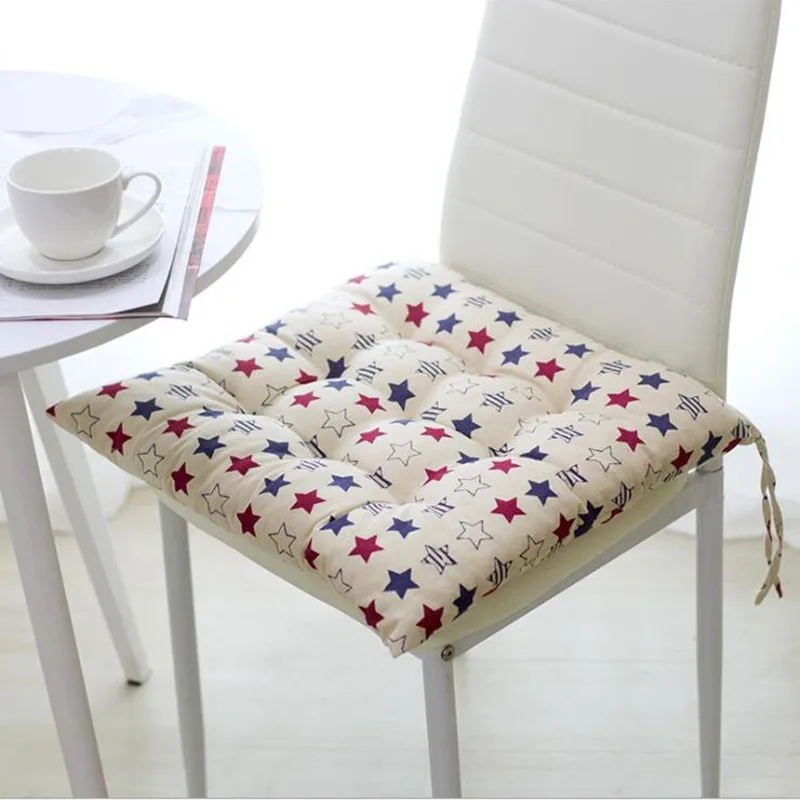 Various Patterns Round Seat Cushion Chair Pads Mat for Dining Chairs Office  Chair Car Floor Outdoor Patio Student Dorm, Durable Fabric,15.8 inch Long 