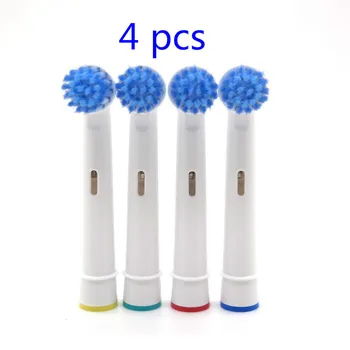 4pcs 구강 B 민감한 EBS-17A 구강 위생 전동 칫솔 헤드 교체