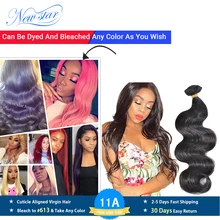 New star волосы перуанские волнистые волосы высокого качества из Инструменты для завивки волос 1/3/4 пряди Необработанные 10A толстые необработанные человеческие волосы переплетения неповрежденные кутикулы