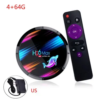

H96 MAX X3 Smart TV Box S905X3 2.4G/5G Wifi BT4.0 Set Top Box for An-droid 9.0