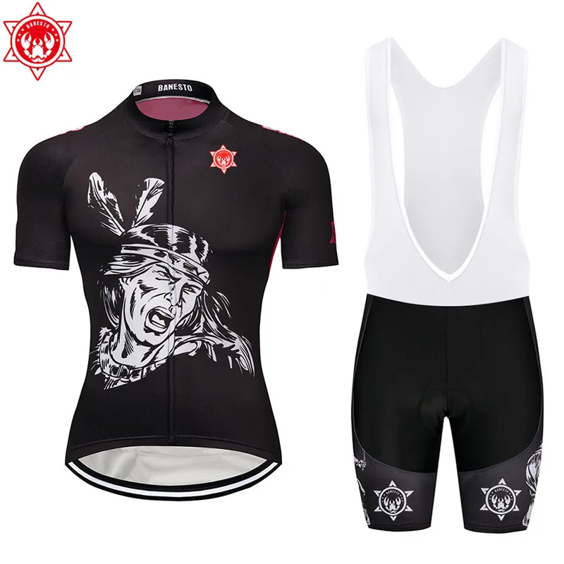 

2020 Banesto Cycling Jersey Men's Short Sleeve Cycling Jersey Summer Cycling Jersey Shorts Set Team Cycling Jersey