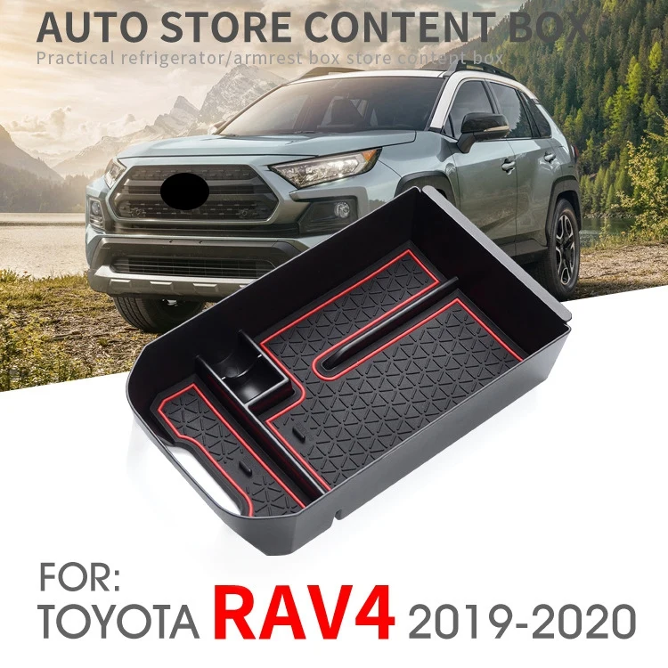 Подлокотник ящик для хранения лоток для центральной консоли лоток для Toyota RAV4