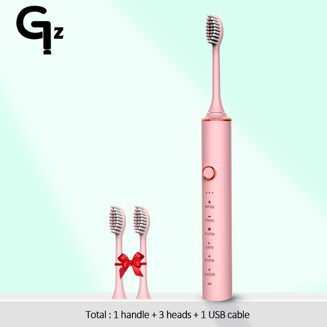 2022 Sonic Electric Toothbrush ipx7 Adult Timer Brush 18 Mode USB Charger Rechargeable Tooth Brushes Replacement Heads Set