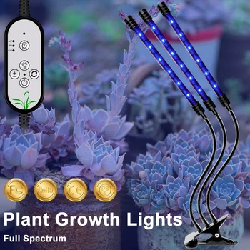 

SPSCL Led Growing Light USB Full Spectrum Plant Lamp 9W 18W 27W Waterproof Seeds Flower Led Phtyo Light Indoor Grow Tent Lamp