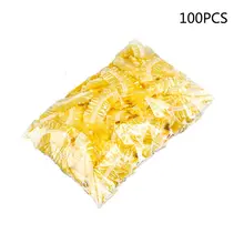 100 шт утолщенные одноразовые пластиковые водонепроницаемые защитные колпачки для ушей для парикмахерских, защитные наушники для душа LX9E