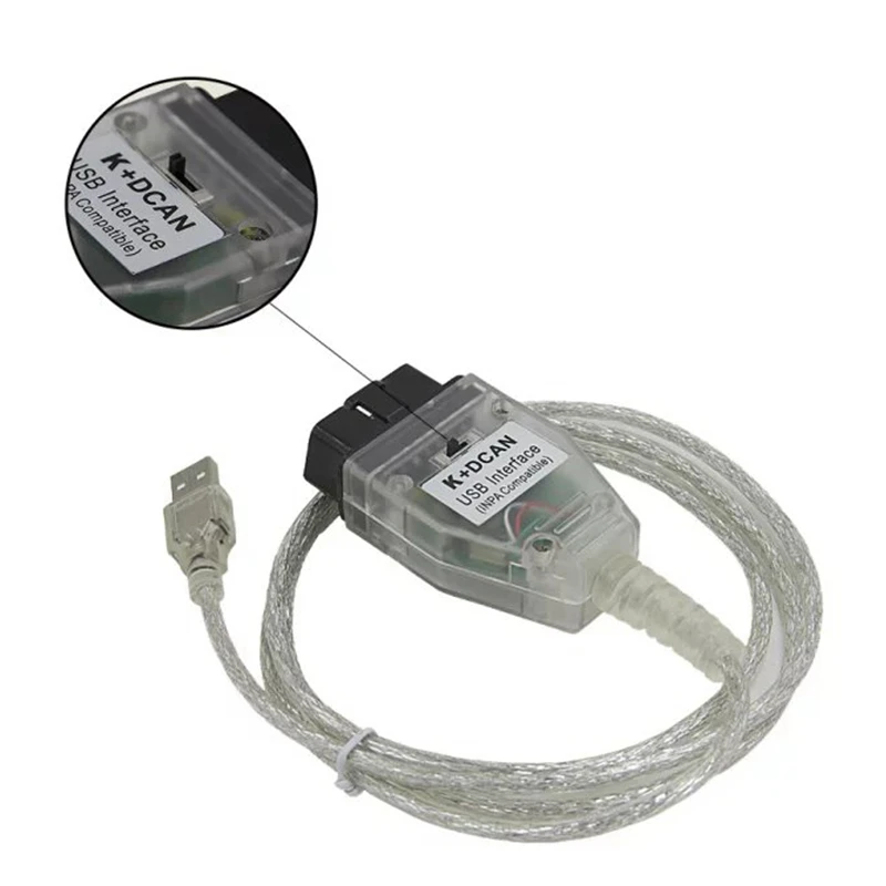 Считыватель кодов INPA K + CAN с чипом FT232RL и переключателем для BMW USB OBD2 сканирующий