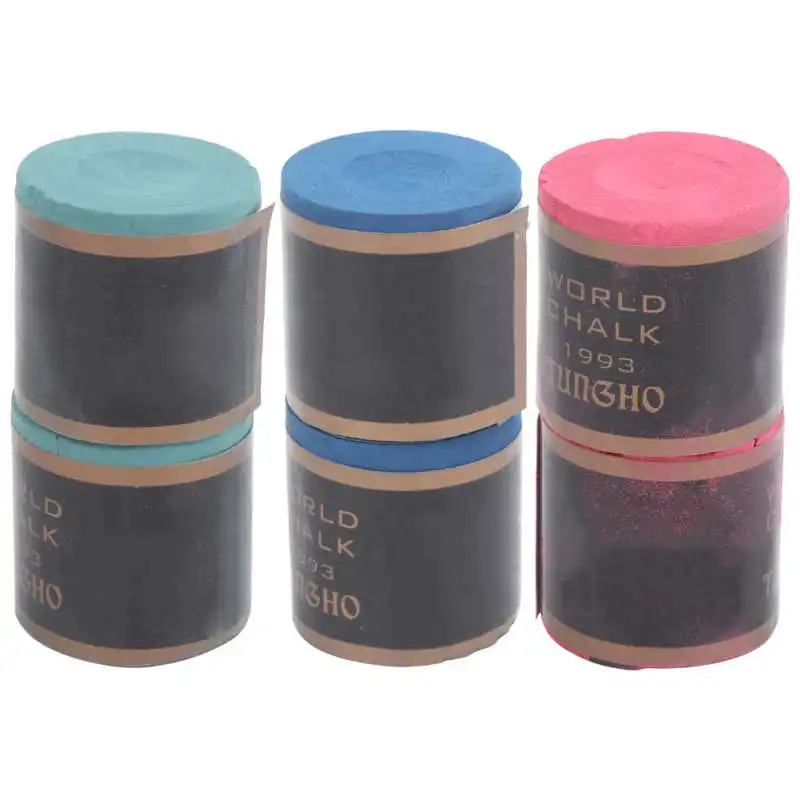 Billiard Chalk Billiard Tips 2pcs Billiard Tips Chalk 2.4x2.3cm No-slip Pool Table Stick Chalk Billiard Accessories Long Service Life