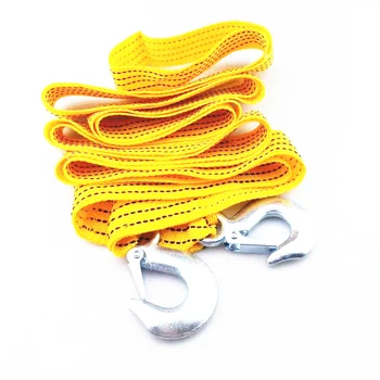 

4M Heavy Duty 3 Ton Car Tow Cable Towing Pull Rope Strap Hooks for Mercedes-Benz Series-A B C E S G M ML GLK CL CLK CLS GL GLK R