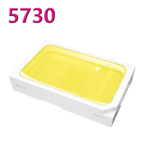 LED SMD 5730 또는 2835 구리 LED COB 칩 램프 비즈, LED 조명 인테리어 교체 부품, LED 원형 보드 전구, 0.5W, 100 개 5
