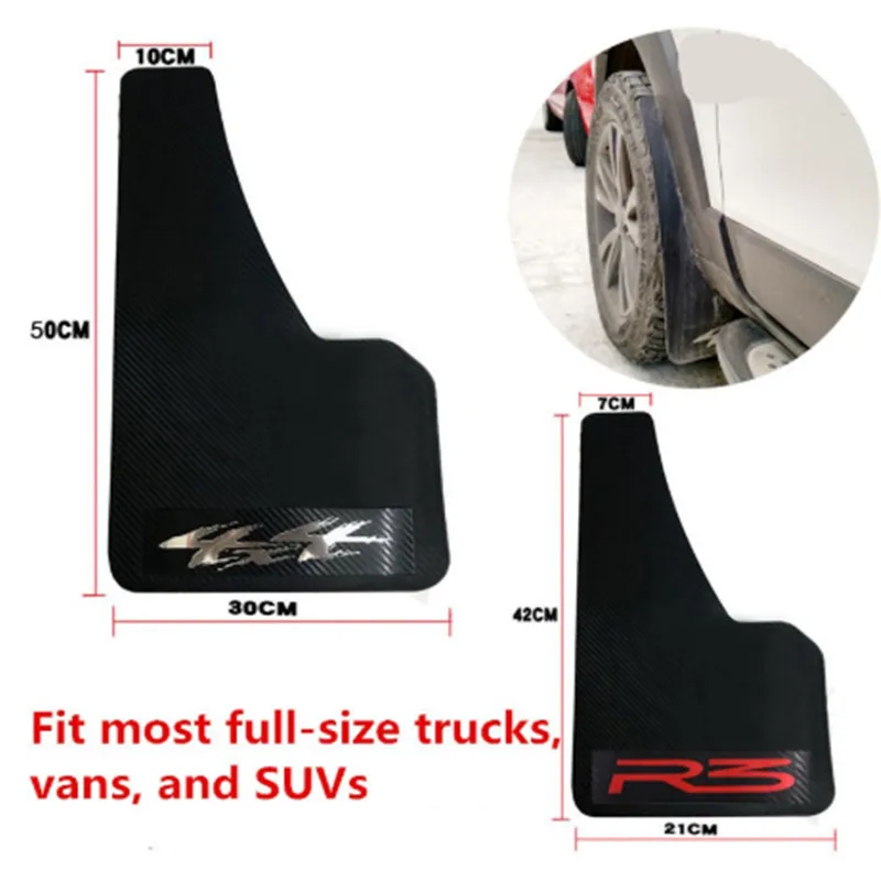 New design 2pcs Mud flaps Flap Splash Guards Mudguards Mudflaps Fender