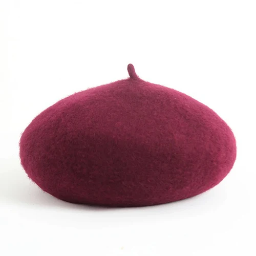 YD EVER Winter Women Berets Cashmere 