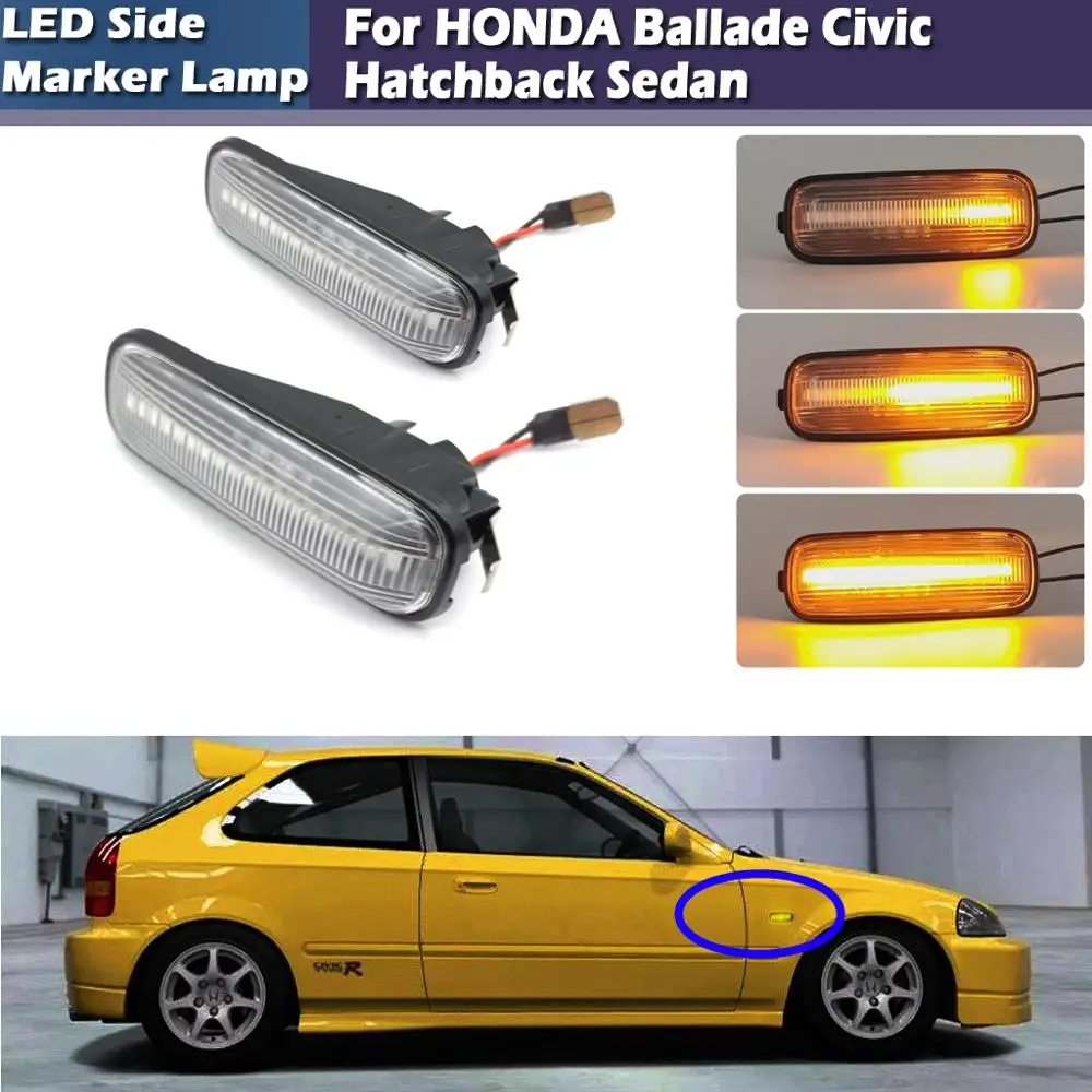 Световой сигнал поворота для HONDA Civic 96 00 2 шт. Для хэтчбека Ballade Sedan 95 99|Сигнальная