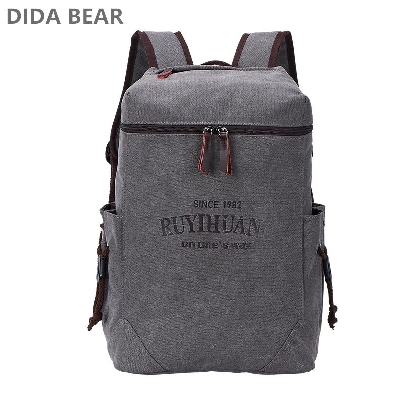 Холщовые рюкзаки DIDABEAR для мужчин и женщин школьный модный большой дорожный