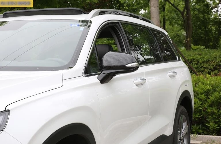 Для hyundai santa fe IX45 автомобильные аксессуары наружная дверь зеркало заднего вида украшение протектор оболочки крышки отделка корпуса